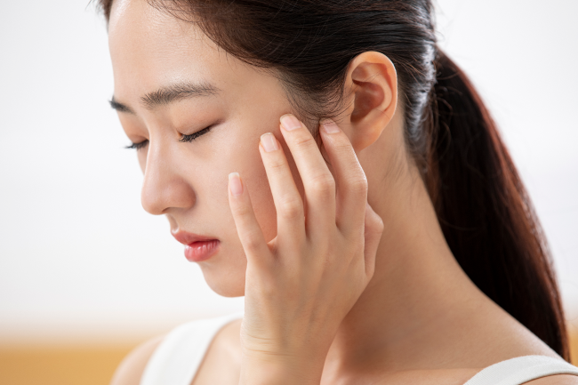 안면마비 이미지